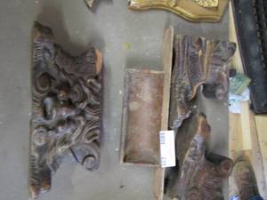 lot 235 image: wooden table legs