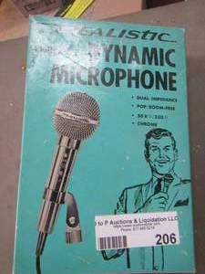 lot 206 image: Realistic high ball #2 dynamic microphone