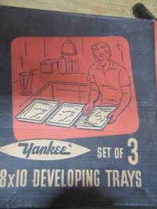 lot 272 image: dark room developing trays plus