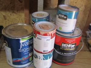 lot 293 image: used paint lot