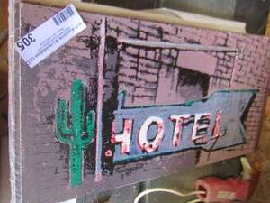 lot 305 image: ART  - Hotel signs