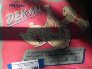 lot 244 image: Dek- all art supplies