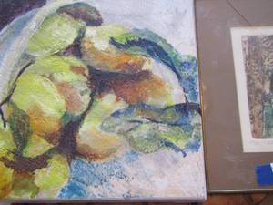 lot 253 image: Hand painted wall art 1110- canvas 1212 SIGNED & NUMBERED