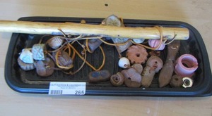 lot 265 image: misc. shells and stones