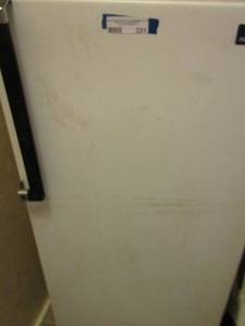 lot 331 image: ABSO cold small deep freezer, model #AF758MW10R-- serial # 990201558