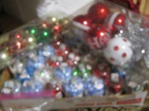 lot 210 image: ornaments and handmade ornaments
