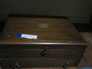 lot 264 image: empty silverware box