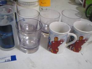 lot 316 image: coffee cups and drinking cups