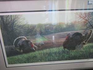 lot 329 image: frames turkey ridge painting by Joshua spice