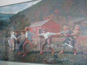 lot 337 image: The Whip by Winslow homes framed art