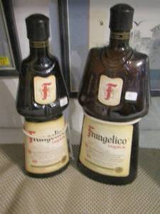 lot 34 image: Frangelico qty 2 glass bottles