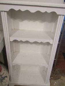 lot 175 image: 3 tier white shelf 38x18x10