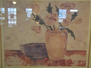 lot 81 image: Morning Sketch by April Kittredge framed art
