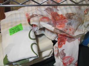 lot 90 image: shower curtains, table cloths, sheets and more
