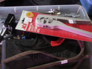 lot 354 image: crimp tool, wrenches and more