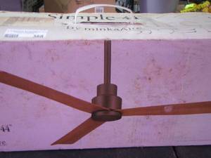 lot 368 image: Minka space aire 44 simple ceiling fan nib