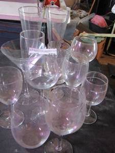 lot 379 image: various wine glasses