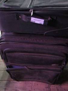 lot 387 image: large luggage bag qty 2