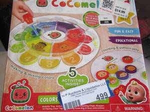 lot 499 image: qty 7 cocmelon colors and counting fun