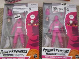 lot 584 image: Power Rangers lightning collection qty 2