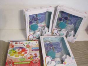 lot 585 image: Ariel dress up sets   QTY 3 , Cocomelon colors and counting fun