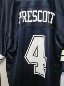 lot 2 image: Dallas Cowboy Large Jersey  NUMBER 4 , (DAK Prescott) preowned