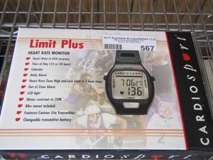 lot 567 image: limited plus heart rate monitor in original