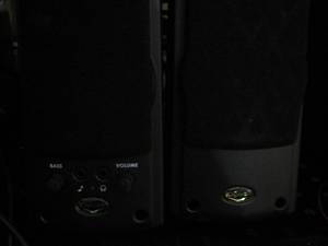 lot 605 image: RCA speakers owner says all work great ( pics dark sorry again )