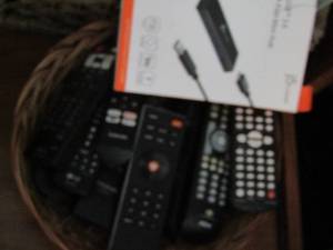 lot 619 image: large qty of various TV remotes