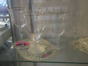 lot 597 image: wine glasses