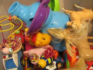 lot 649 image: kids toy lot (used)