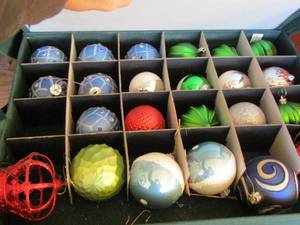 lot 675 image: Christmas ornaments