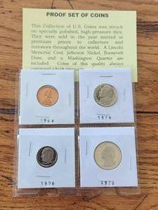lot 16 image: Proof set of coins