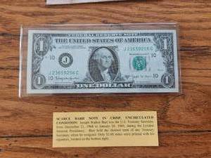 lot 76 image: 1953 scarce Barr note - crisp uncirculated condition