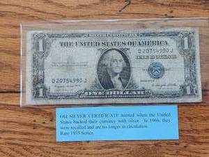 lot 141 image: 1935G $1 dollar Silver Certificate