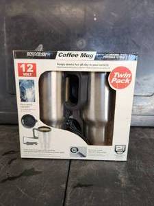 lot 154 image: Heated coffee mug - 2 pack