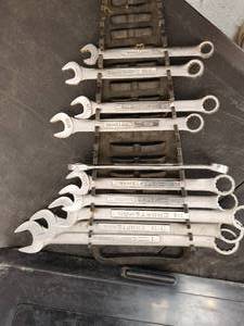 lot 169 image: Selection of Craftsman standard wrenches