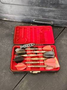 lot 179 image: Set of darts with accessories - The Dart Vault - in case