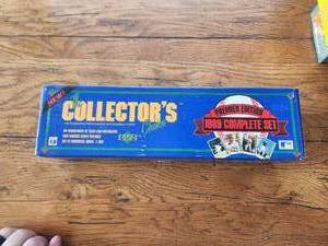 lot 271 image: 1989 Upper Deck premier edition baseball set - says missing card #1