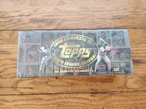 lot 285 image: 1996 Topps baseball card set - Series 1&2 - sealed set