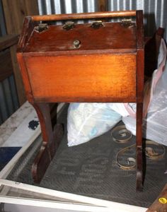 lot 138 image: Antique Sewing Box