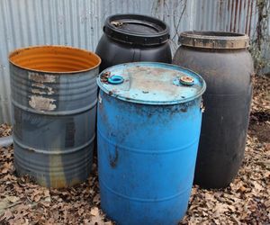lot 141 image: 55 Gallon  Barrels Most Plastic