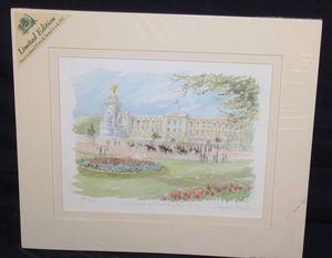lot 10 image: Numbered Reproduction of Life Guards at Buckingham Palace with COA
