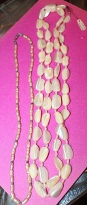 lot 87 image: Two Necklaces, Rice Pearls, Mother of Pearl and Freshwater Pearls