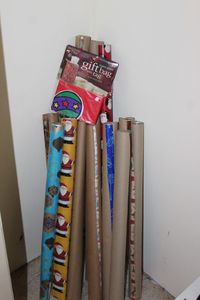lot 92 image: Christmas Wrapping paper and oversized gift Bags