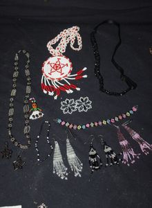 lot 137 image: Beaded Jewelry