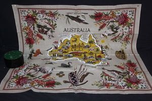 lot 206 image: Australia Map on Canvas