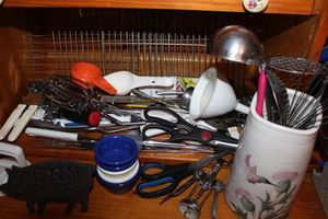 lot 282 image: Cooking Utensils, Holder, Cooling Racks and more