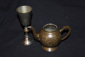 lot 301 image: Two Brass Pieces