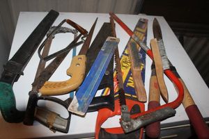 lot 323 image: Hand Tools, Saws and Such
